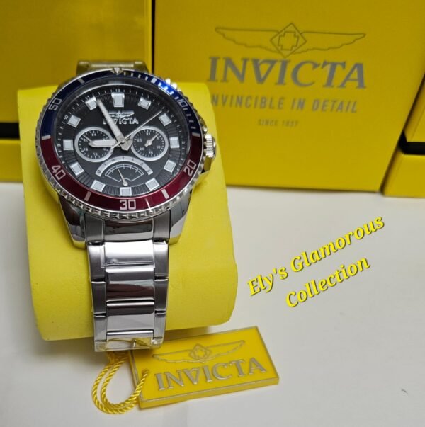Reloj Invicta con Pulsera de Acero Inoxidable y Bisel Bicolor