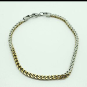 Pulsera acero Inoxidable dos tonos