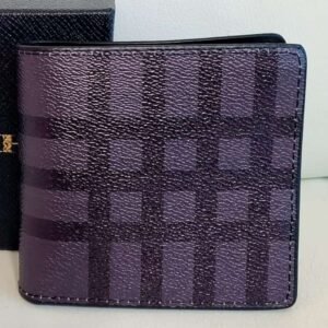 Cartera Bifold de Diseño Cuadrícula