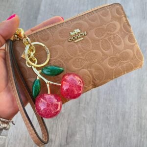 Cartera de mano COACH en cuero